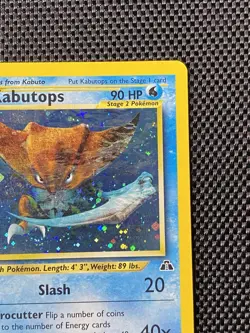 Pokemon TCG Kabutops 6/75 Swirl Neo Discovery Holo Rare Stage 2 LP+ - Image 4