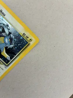 Pokemon Raikou Holo Rare Neo Revelation 80 HP 13/64 Nintendo TCG Card Stock - Image 4