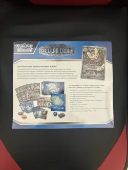 Pokemon TCG Stellar Crown Pokemon Center Exclusive Elite Trainer Box *SEALED* - Image 5