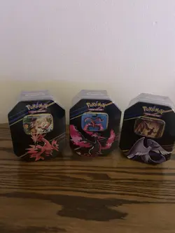 Pokemon TCG: Crown Zenith Tin Set of 3 - Articuno Moltres Zapdos - Sealed - New - Image 1