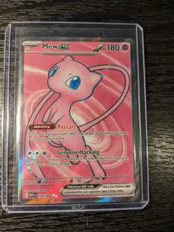 Pokemon 151 English Mew Ex Full Art 193/165 Full Art Scarlet Violet ULTRA RARE - Image 1