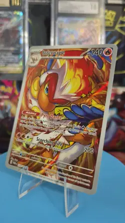 Infernape 173/167 Illustration Holo Near Mint Twilight Masquerade Pokemon Ship - Image 1