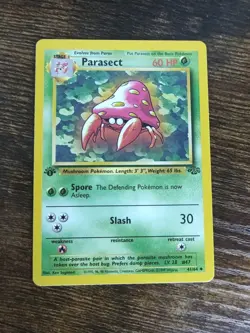 Pokemon Jungle 1st Edition Parasect 41/64 Non Holo NM-MINT - Image 1