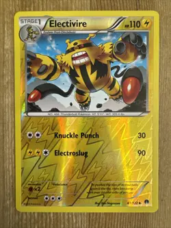Pokemon TCG Electivire 43/122 Reverse Holo Uncommon XY BREAKpoint VLP - Image 1