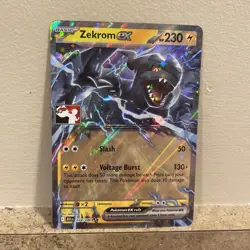 Zekrom ex 034/086 Pokemon Play! Prize Pack Series 8 Play Stamp 2025 NM - Image 1