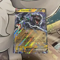 Zekrom ex 034/086 Pokemon Play! Prize Pack Series 8 Play Stamp 2025 NM - Image 3