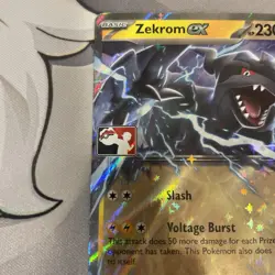Zekrom ex 034/086 Pokemon Play! Prize Pack Series 8 Play Stamp 2025 NM - Image 4