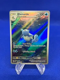 Pokemon Scarlet & Violet 151 Wartortle 171/165 Illustration Rare NM - PRINT LINE - Image 1