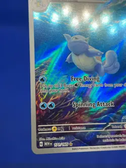 Pokemon Scarlet & Violet 151 Wartortle 171/165 Illustration Rare NM - PRINT LINE - Image 5