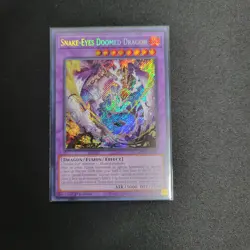 Snake-Eyes Doomed Dragon SUDA-EN035 1st Edition Secret Rare - Image 1