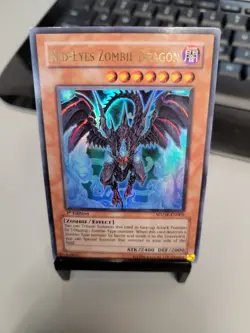 Yu-Gi-Oh Red-Eyes Zombie Dragon 1st Edition Ultra Rare Holo SDZW-EN001 DVY14 - Image 1