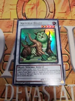 Yugioh Naturia Beast DUPO-EN091 Ultra Rare 1st Ed NM - Image 1