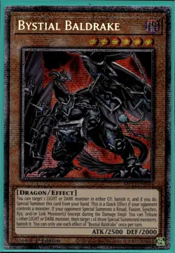 Yu-Gi-Oh! Bystial Baldrake Starlight Rare MP25-EN045 - Image 1
