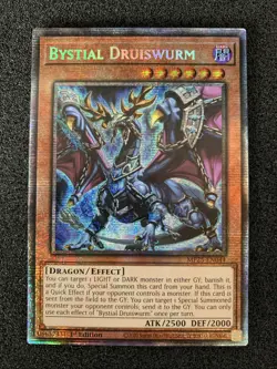 Yu-Gi-Oh! Bystial Druiswurm (MP25-EN044) 2025 Mega-Pack 1st Edition NM/M - Image 1