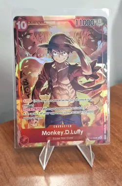 One Piece Monkey D Luffy ST10-006 Treasure Booster Promo Foil Super Rare 006 - Image 1