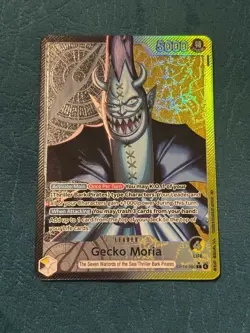 One Piece TCG Gecko Moria - OP14-080 (Alternate Art) The Azure Sea's Seven NM - Image 1