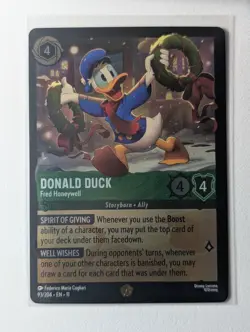 Donald Duck - Fred Honeywell 93/204 Lorcana Winterspell Cold Foil - Image 1