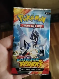 Pokemon Cards Surging Sparks Pack Still Sealed Custom Art Bought From Temu - Image 1