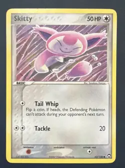 Skitty 62/108 Non Holo Power Keepers - Pokemon Card - NM Komiya - Image 1