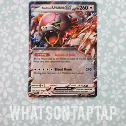 Pokemon Card Bloodmoon Ursaluna Ex 141/167 Scarlet Violet Twilight Masquerade LP - Image 1