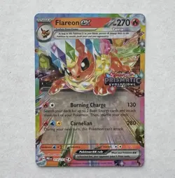 Flareon ex Prismatic Evolutions Stamp 14/131 Miscellaneous Cards & Products Holo - Image 1