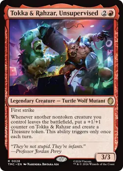Tokka & Rahzar, Unsupervised [Teenage Mutant Ninja Turtles Commander] Near Mint - Image 1