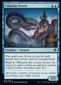 Tolarian Terror [Dominaria United] Foil Near Mint - Image 1