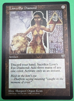 Lion's Eye Diamond -MTG Magic Custom Dual Sided Alt Art Replacement for EDH Cube - Image 3