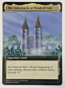 The Tabernacle at Pendrell Vale - Custom Magic MTG High Quality Alt Art Card - Image 1
