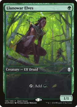Llanowar Elves (Open House) [Dominaria Promos] - Image 1