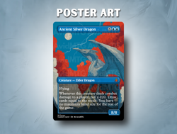 Ancient Silver Dragon - Custom Magic: The Gathering Card - Image 3