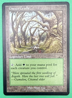 Gaea's Cradle - Custom Premium Alt Art Dual Sided Replacement Card for EDH Cube - Image 3