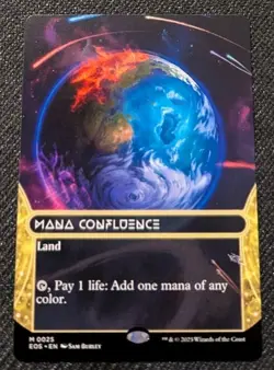 MTG Edge of Eternities Mana Confluence M/NM Stellar Sights NM/M Pack Fresh - Image 1