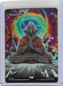 Brainstorm #4 Foil M - Teenage Mutant Ninja Turtles TMNT MTG Mint - Image 1