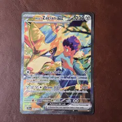 Pokemon TCG Hop's Zacian EX 186/159 Journey Together SIR 2025 - Image 1