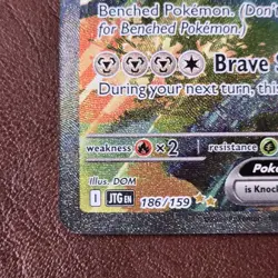 Pokemon TCG Hop's Zacian EX 186/159 Journey Together SIR 2025 - Image 5