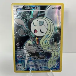 Pokemon TCG Meloetta Black Star Promo XY120 Full Art Ultra Rare Holo Card - Image 1