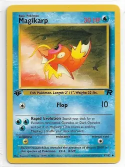 Pokemon TCG Card - Team Rocket 47/82 - MAGIKARP **1st Edition** NM-MT - Image 1