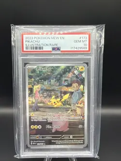 Pokemon Pikachu TCG Illustration 2023 Scarlet & Violet 151 PSA10 173/165 - Image 1