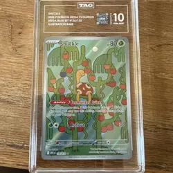 Pokemon Shuckle 136/132 Art Rare TAG 10 GEM MINT GRADED ENGLISH MEGA EVOLUTION - Image 1