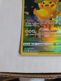 Pokemon Pikachu TCG Crown Zenith Full Art Holo Card GG30/GG70 Ultra Rare NM - Image 2