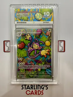 Pokemon - Ambipom 107/094 - Illustration Rare - Phantasmal Flames - ACE 10 - Image 1