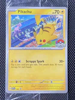 Pikachu Mew SVP Worlds 190 Pokemon Center Promo 2024 World Championships Sealed - Image 2