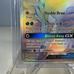 Pokemon Virizion GX 217/214 SM Lost Thunder Rainbow Secret Rare NM Card TCG - Image 4