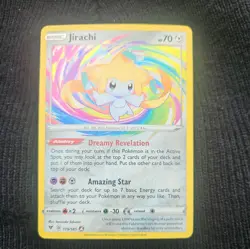 Jirachi 119/185 Amazing Rare Holo NM Pokemon SWSH04: Vivid Voltage - Image 1