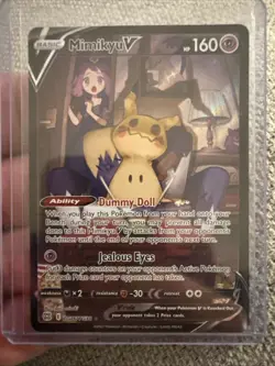 Pokemon Mimikyu V TG16/TG30 Ultra Rare Full Art Holo Trainer Gallery - Image 1