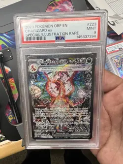 2023 Pokemon OBF en Charizard EX Special Illustration Rare #223 PSA 9 Mint - Image 1