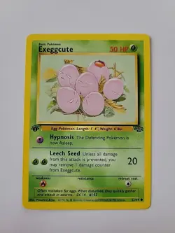 Pokemon TCG Exeggcute Jungle 1st Edition LP - Image 1