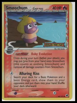 Pokemon TCG Dragon Frontiers Smoochum #64/101 Reverse Holo Rare - Image 1