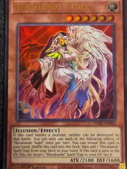 Yugioh Hecahands Yadel PHRE-EN002 Ultra Rare 1st Edition NM - Image 1
